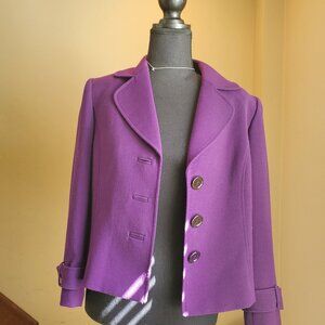 Purple Tahari Blazer